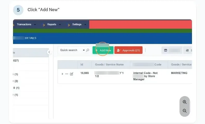Docs guide: goods and services
