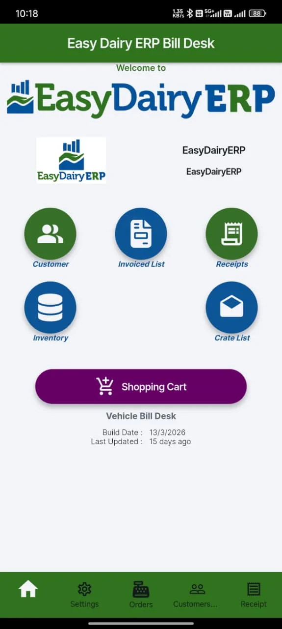Mobile bill desk