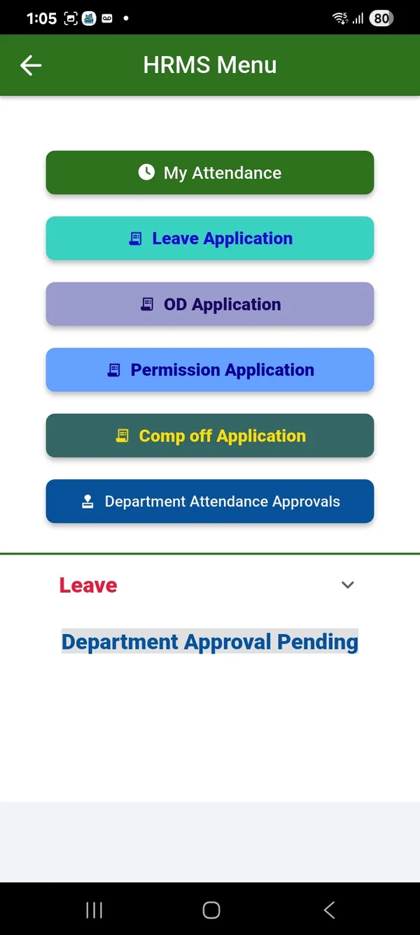 Approvals on the employee app