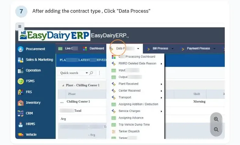 Docs guide: plant contract details