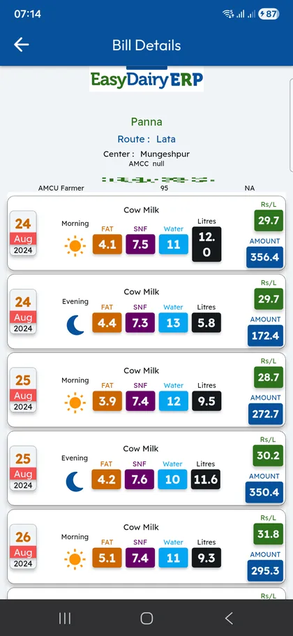 Farmer Connect: the farmer's bill