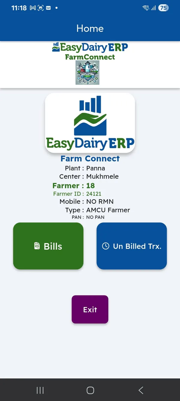 Farmer Connect home